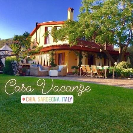 Villa Casa Vacanze Richi&Michi Chia Exterior foto